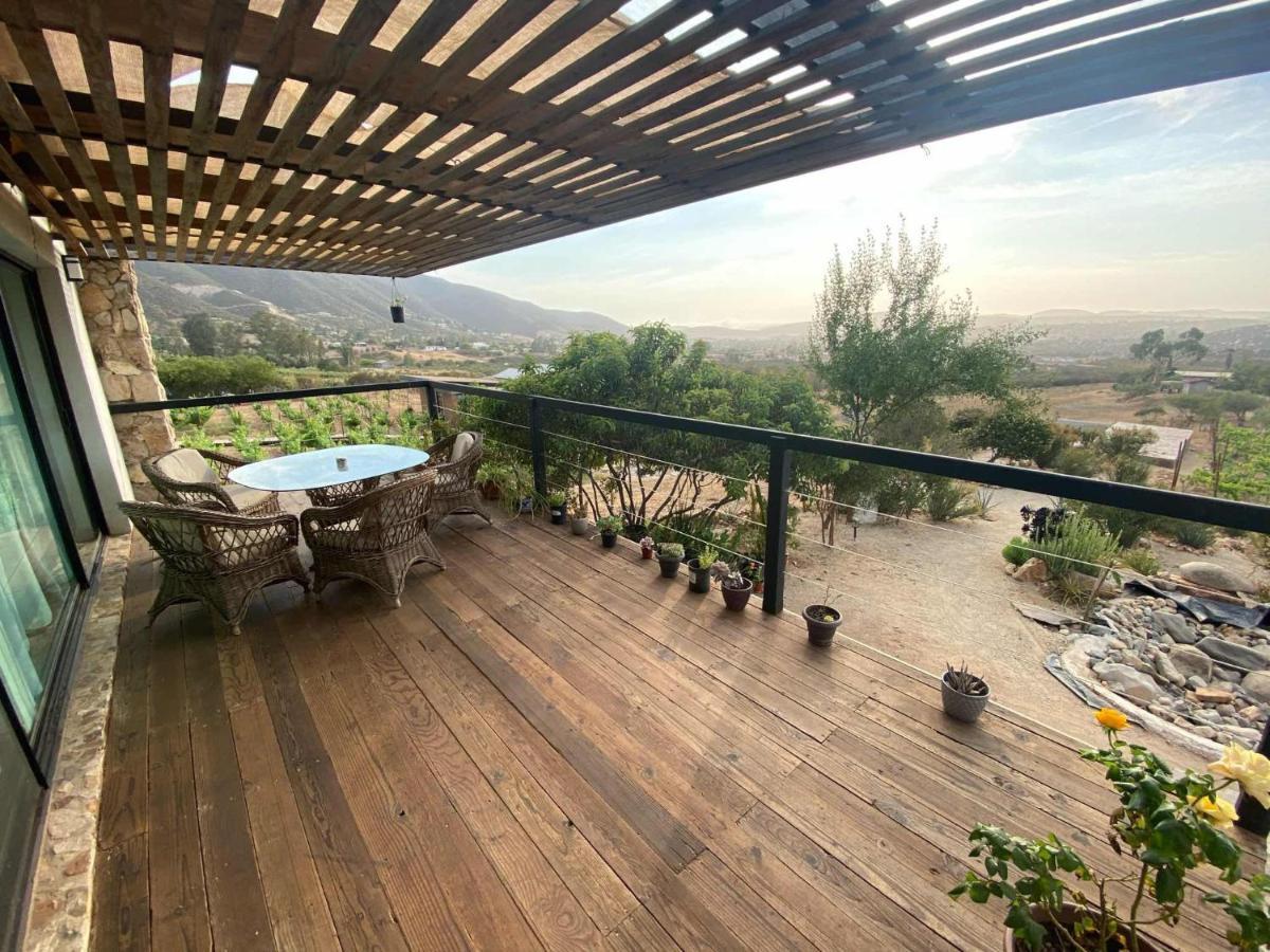 Chalet Nativo - Fabulous Terrace & Vineyard Valle de Guadalupe Ngoại thất bức ảnh