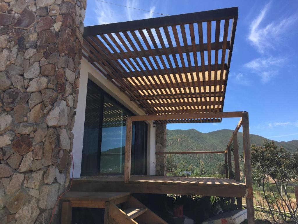Chalet Nativo - Fabulous Terrace & Vineyard Valle de Guadalupe Ngoại thất bức ảnh